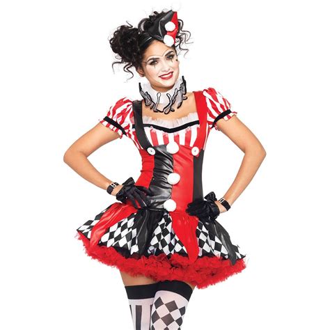 women's circus clown costume|More.